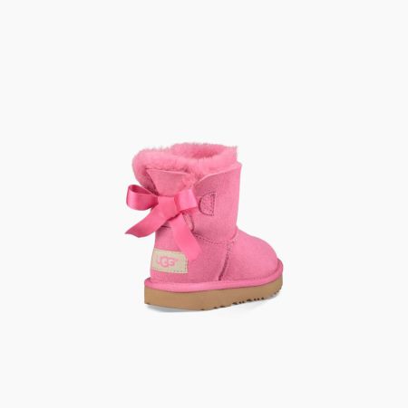 UGG Mini Bailey Bow II Pink Boots for Kids (KQCR10542)